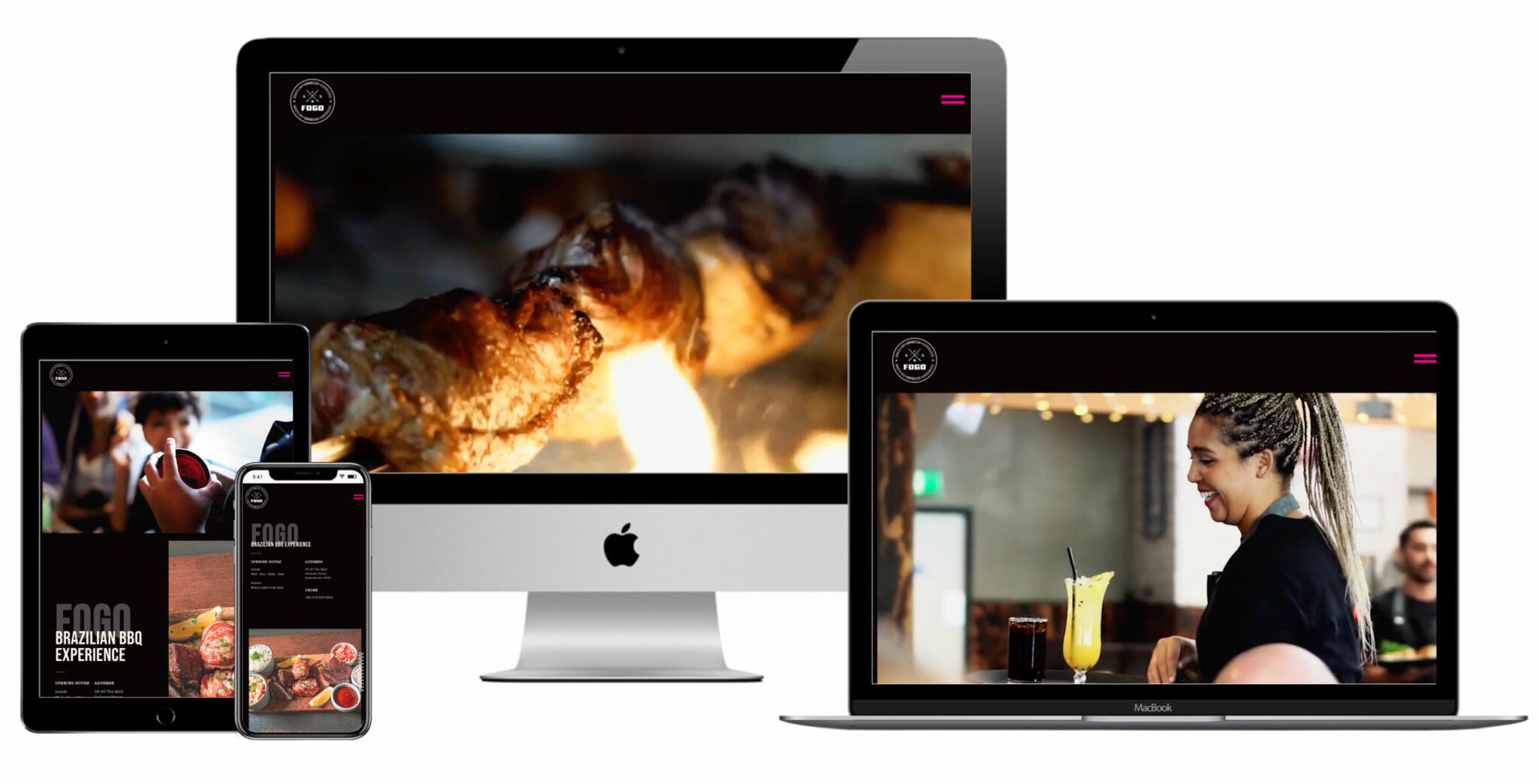 FOGO Brazilian Restaurant website screenshot